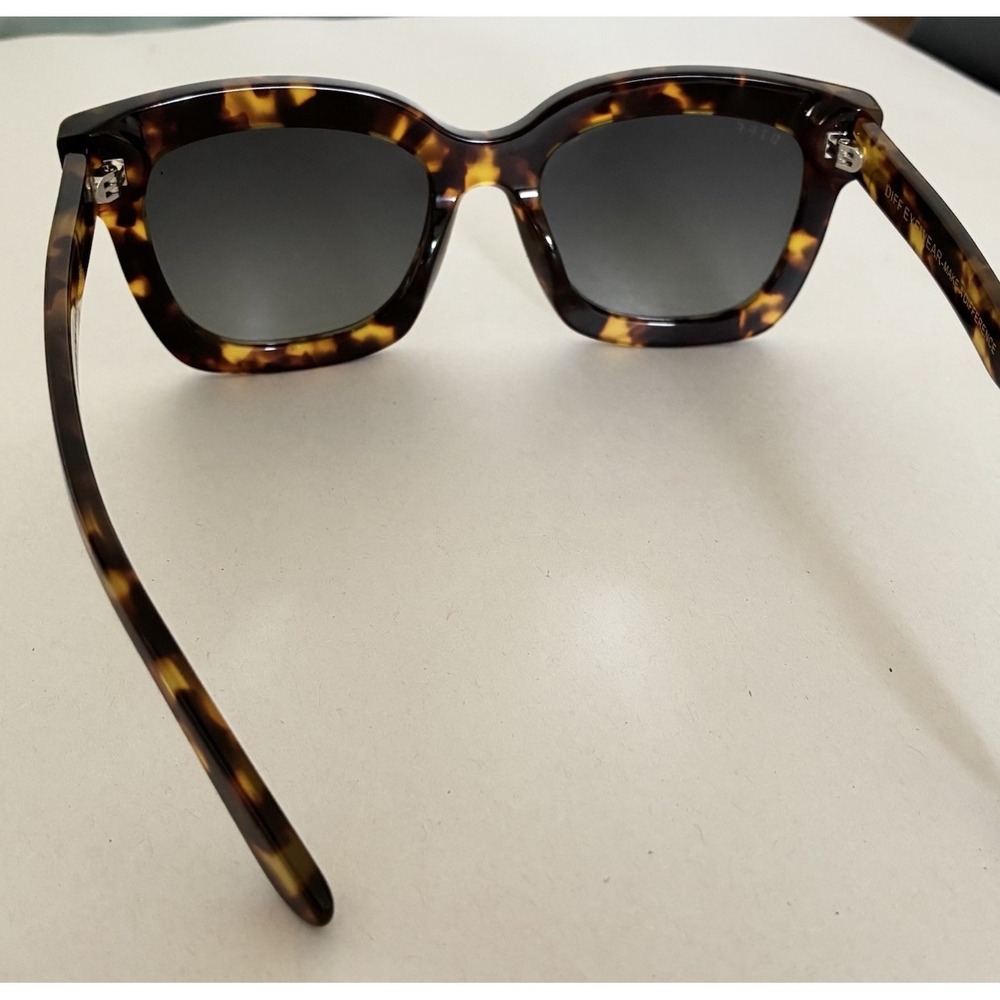 DIFF Carson Polarized Brown Tortoise Shell Square… - image 3